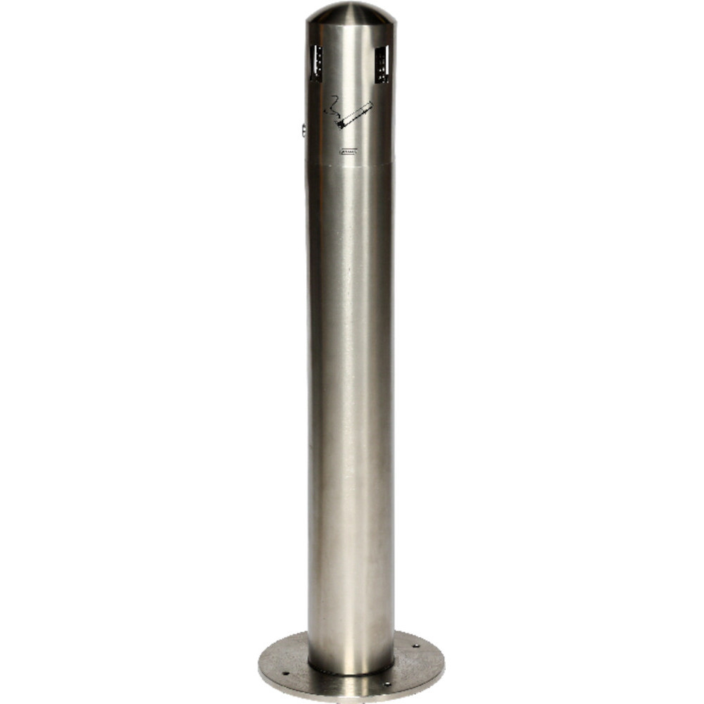 XXL Design-Aschenbecher aus schwarzem Edelstahl