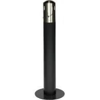 Rectangular ashtray bin 27 litres shiny stainless steel