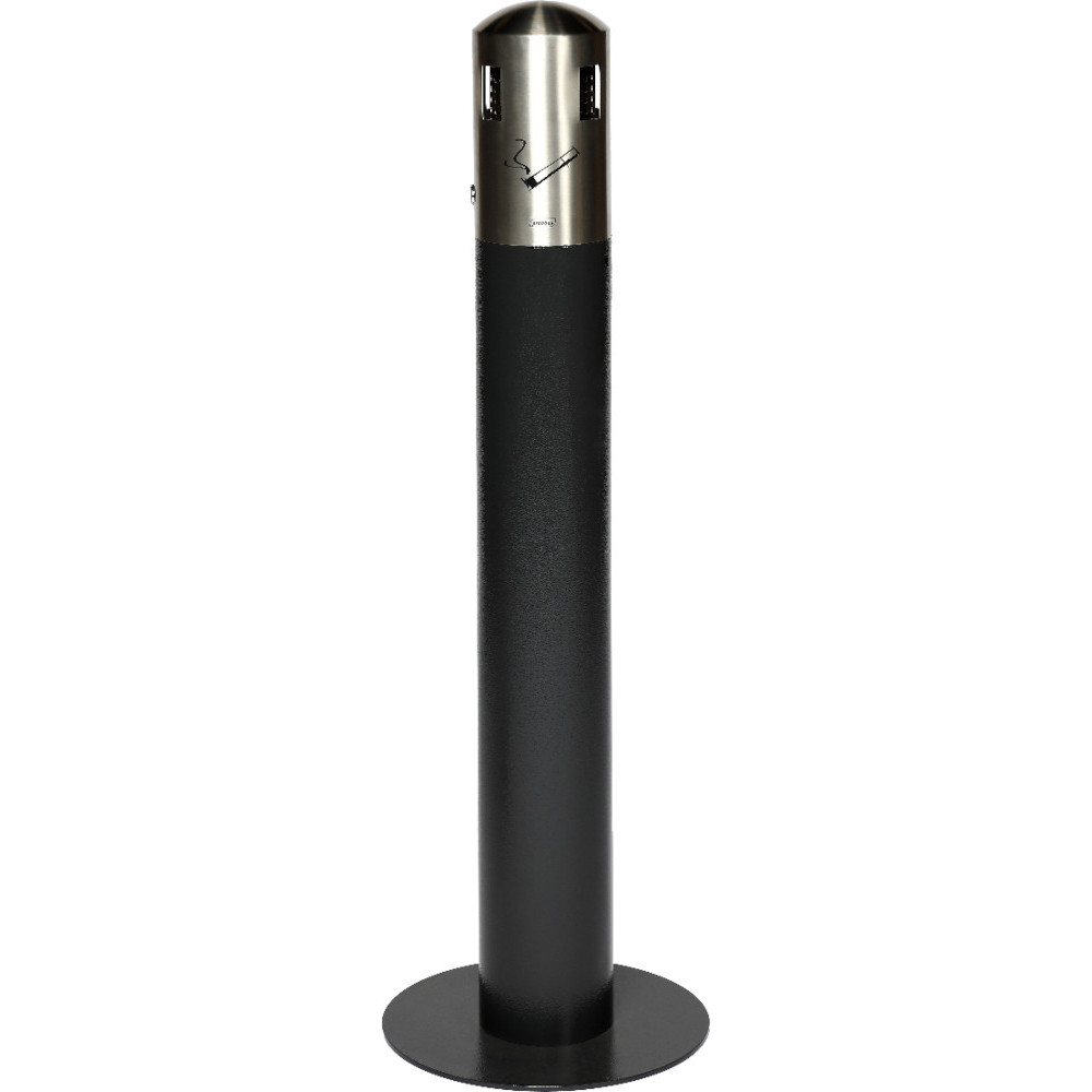 Rectangular ashtray bin 27 litres shiny stainless steel Rectangular ashtray bin 27 litres shiny stainless steel