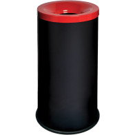 Tri-selective black-red fire-resistant bin 50 liters