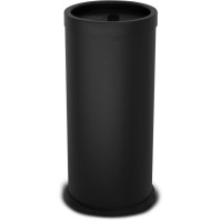 Modern ashtray with elegant black sand lid