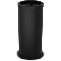 Modern ashtray with elegant black sand lid