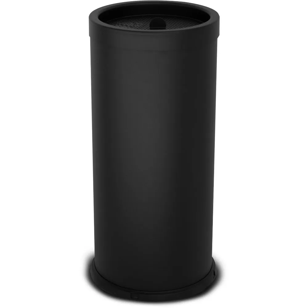 Moderner Aschenbecher mit elegantem schwarzen Sanddeckel