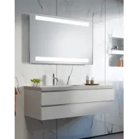 Large bathroom mirror