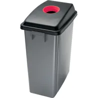 Red selective sorting bin 60L round opening