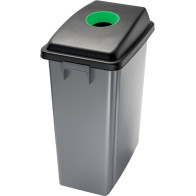 Green waste bin 60L selective sorting round opening