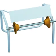 Robust functional wall-mounted or free-standing industrial roll holder