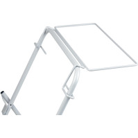 White steel unwinder for plastic film paper rolls
