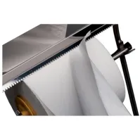 White steel unwinder cutting blade