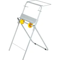 Robuster Edelstahl-Abwickler für Industriepapierrollen