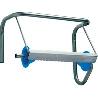 Robust and modern industrial stainless steel wall-mounted roll holder