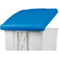 Mobile container 90L pedal blue lid set of 3