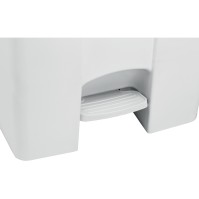 90L pedal container with blue lid set of 3