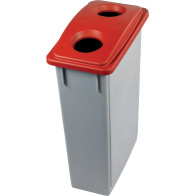 90L bin with red lid, robust practical storage bottle