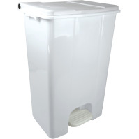 Pedal container 80L white set of 3 pieces