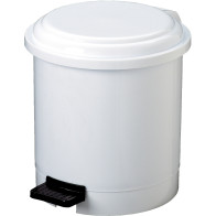 White round pedal bin 3 litres