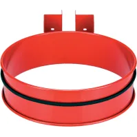 Red wall mount for 100 liter trash bags