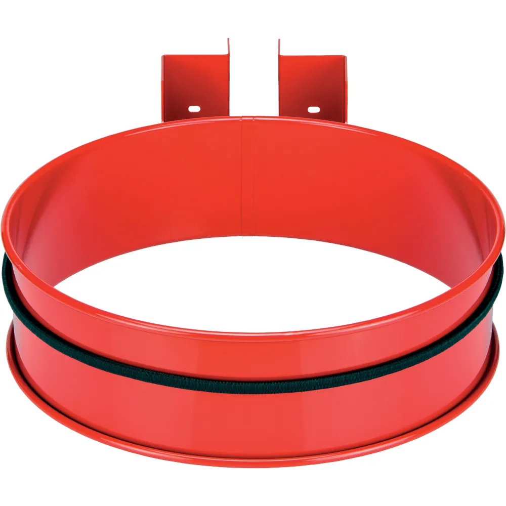 Red wall mount for 100 liter trash bags