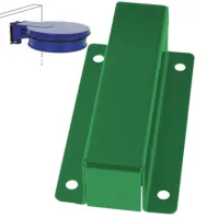 Green wall mount for 100L trash bags with lid