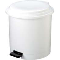 White round pedal bin 12 litres