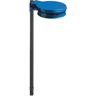 Practical and durable sealable blue trash bag holder