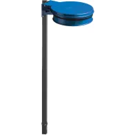 Praktischer und langlebiger verschließbarer blauer Müllbeutelhalter