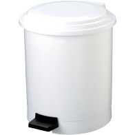 White round pedal bin 20 litres
