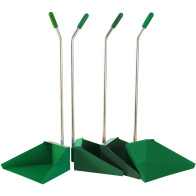Industrial shovel in green steel set of 12 pieces