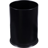 Classic, elegant and functional 12L black paper basket