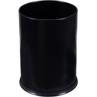 Classic, elegant and functional 12L black paper basket