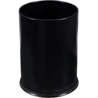 Classic, elegant and functional 12L black paper basket