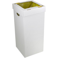 Recycling-Mülleimer aus Pappe, 100 l, ökologisch, praktisch, langlebig, Büro