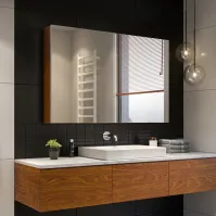 Elegant and Practical Custom Mirror Cabinet