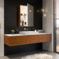 Elegant Customizable Bathroom Mirror Cabinet