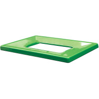 60L Cardboard Bin with Green Eco-Friendly Lid