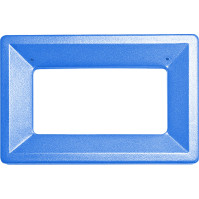 Eco-friendly blue frame for cardboard bin