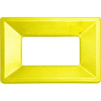 Eleganter und umweltfreundlicher gelber Metallrahmen