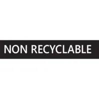 NON-RECYCLABLE Adhesive White French