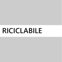 Recycelbarer Klebstoff schwarzer italienischer Buchstabe