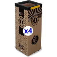 100L Recyclable Bin in Durable Cardboard