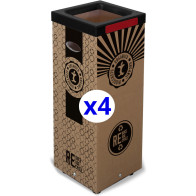 Biodegradable 100L Cardboard Bin Eco-friendly Practical