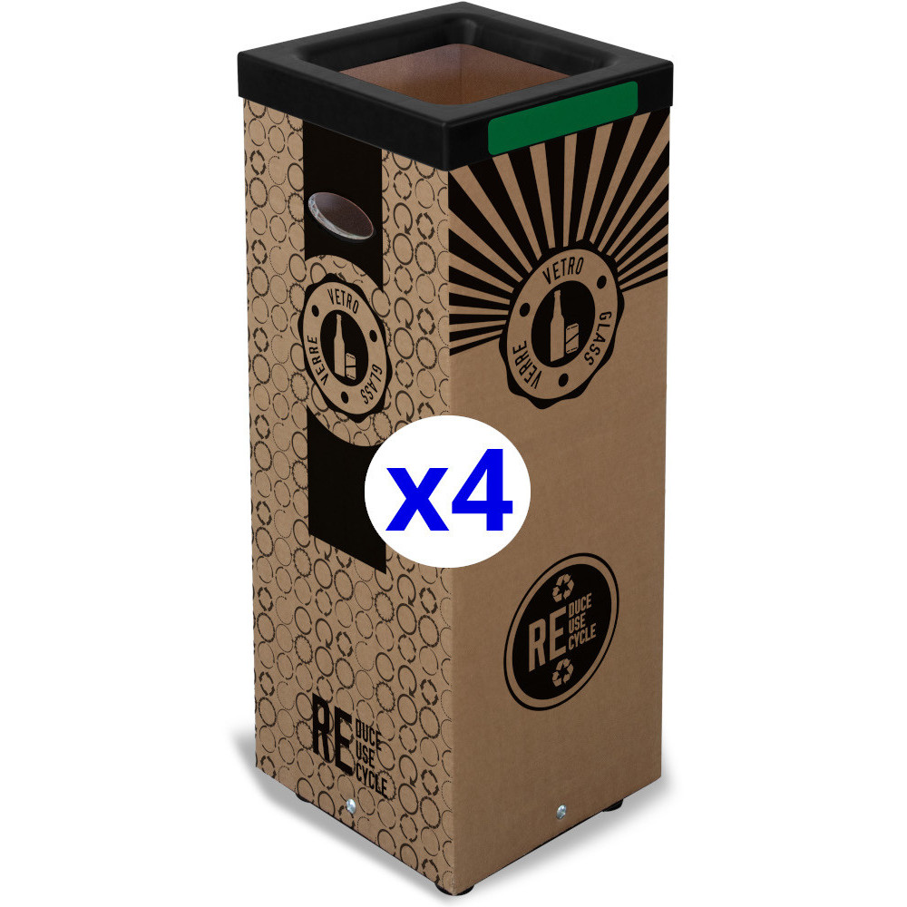 Elegant customizable 100L recycled cardboard bins Elegant customizable 100L recycled cardboard bins
