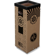 60L Recyclable Bin Eco-Friendly Practical Cardboard