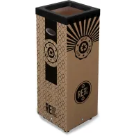 60L Recyclable Bin Eco-Friendly Practical Cardboard