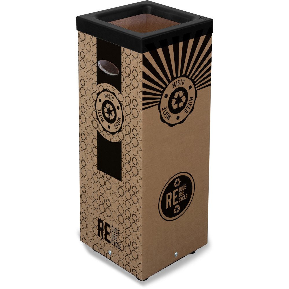 Recycelbarer Mülleimer 60L umweltfreundlicher praktischer Karton Recycelbarer Mülleimer 60L umweltfreundlicher praktischer Karton
