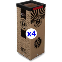 60L Eco-Friendly Cardboard Bin for Organic Waste