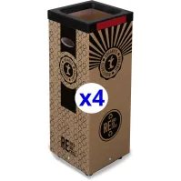 60L Eco-Friendly Cardboard Bin for Organic Waste