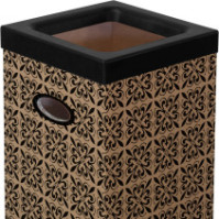 Graphical cardboard bin eco-friendly durable majolica