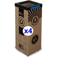 Umweltfreundliche Nachfüllpackungen 100L robuste recycelte Kartons
