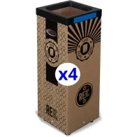 Eco-friendly refills 100L sturdy recycled cardboard